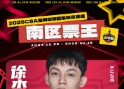 长江后浪推前浪！徐杰成为CBA历史上首位00后的全明星票王
